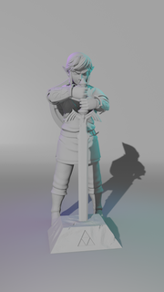 Legende Zelda Verknüpfung Base Schwert 3d drucken Modell Zahl Statue Sammlung Figuren stl Miniaturen Helden Skulptur Zahlen Skulpturen Gaming Aktion 3d print model - Mito3D