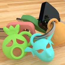 la leggenda di zelda maschera portachiavi gioielli i nintendo majoras mask link chiave a catena keychain 3ds 3d print model - Mito3D
