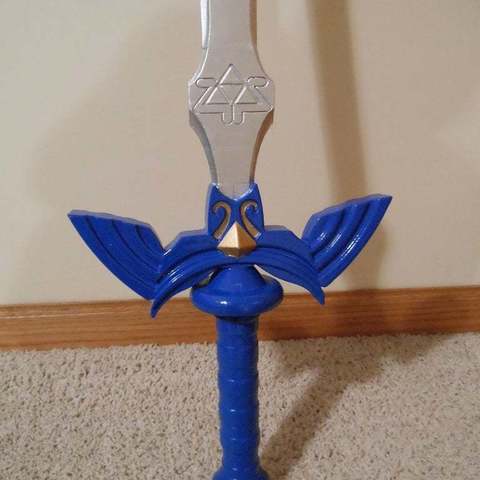 legend zelda master sword game props link 3D print model - Mito3D