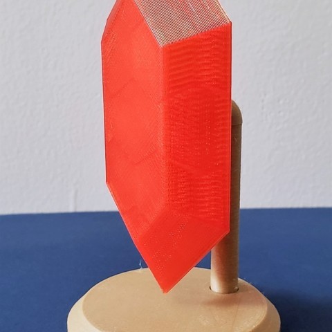 legend zelda rupee stand game 3D print model - Mito3D