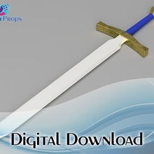 lenda zelda soldados espada larga jogos cosplay 3d print model - Mito3D