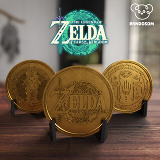 efsane Zelda gözyaşları krallık madeni para Sanat bağlantı birimi oyun fanart nintendo 3d print model - Mito3D