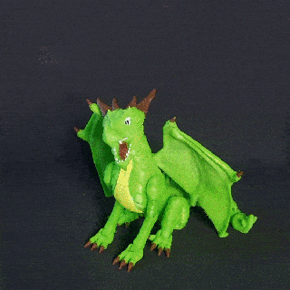 legendär artikuliert Drachen Spielzeug flexibel flexy einfach Kinder cool 3d print model - Mito3D