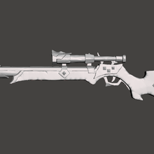 legendary eye reach 3d model game sea thieves sniper rifles rifle sot 3d print model - Mito3D