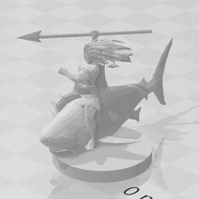 légendaire pêcheur yugioh donjon dé monstres Jeu ddm 3d print model - Mito3D
