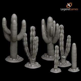 Legendenspiele Kaktus einstellen Western Cowboy Wüste wild Westen Post Apokaylpse 3d print model - Mito3D