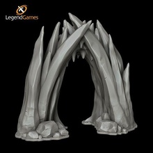 jogos lenda gelo caverna arco cavernas masmorra d covil underdark ártico congeladas calafrio neve 3d print model - Mito3D