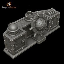 legendgames pirate bridge ships wheel ship airship balloon cabin treasure chest objective freebooter rpg roleplaying d&d naval tall age of sail 3d print model - Mito3D