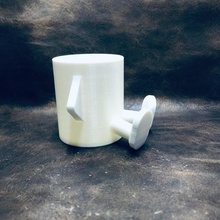 pernas Panela vaso flores 3d print model - Mito3D