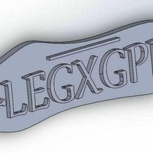 legio gemina pia fidelis keychain signs_logos 3d print model - Mito3D