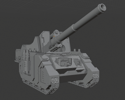 legion artillery tank models 3d print model - Mito3D