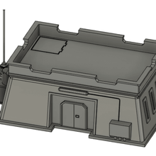 legion bunker game star wars terrain 28mm sci-fi 3d print model - Mito3D
