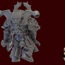 legion carnage berzerker free promo model game warhammer 40k wh40k eaters helforged miniatures 3d print model - Mito3D