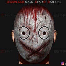 Legion Julie Maske tot Tageslicht Grusel of Cosplay Kostüme Kopf japanisch Teufel Halloween Jägerin furchtbar Gesicht frank fjsj 3d print model - Mito3D
