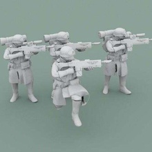 legion metal infantry aiming 40k warhammer astra militarum imperial guard warhammer40k wh40k toy 3d print model - Mito3D