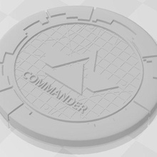 legion sabine command tokens game star wars marker arc token 3d print model - Mito3D