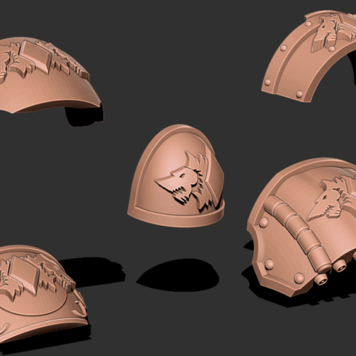 legião lobo - marinho pacote de atualização vários hobby 3D print model - Mito3D