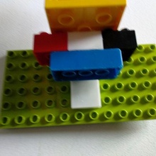 lego double verticalisateur briques Jeu construction jouets 3d print model - Mito3D