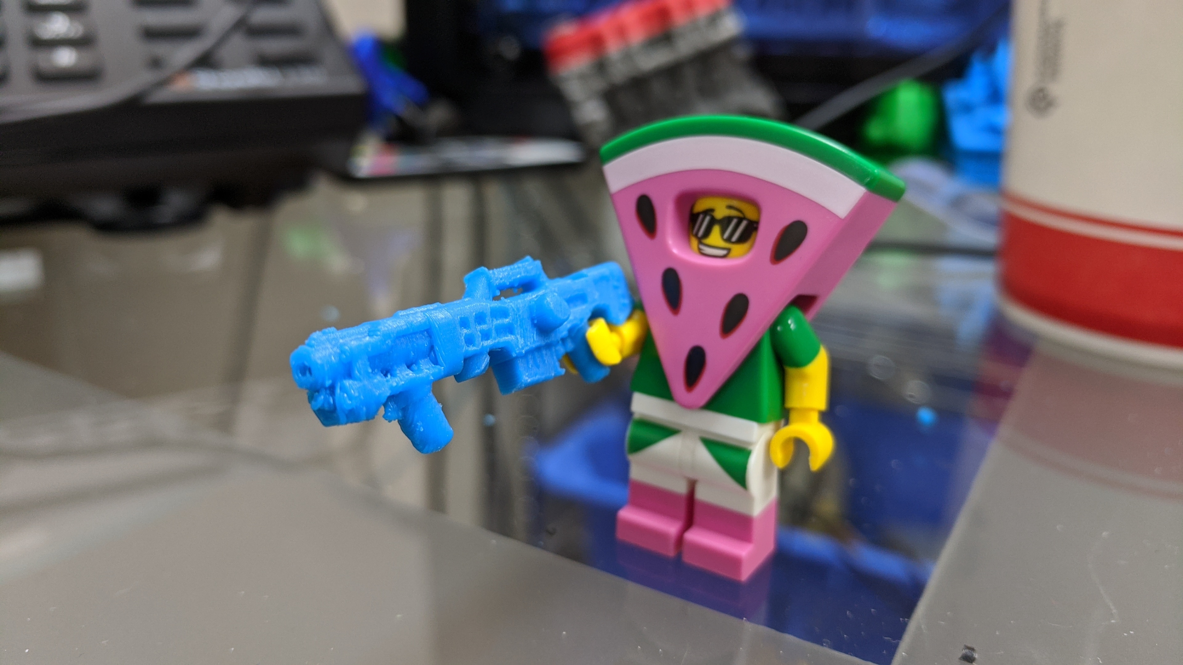 lego-compatible nerf longshot lego building toys compatible 3D print model - Mito3D