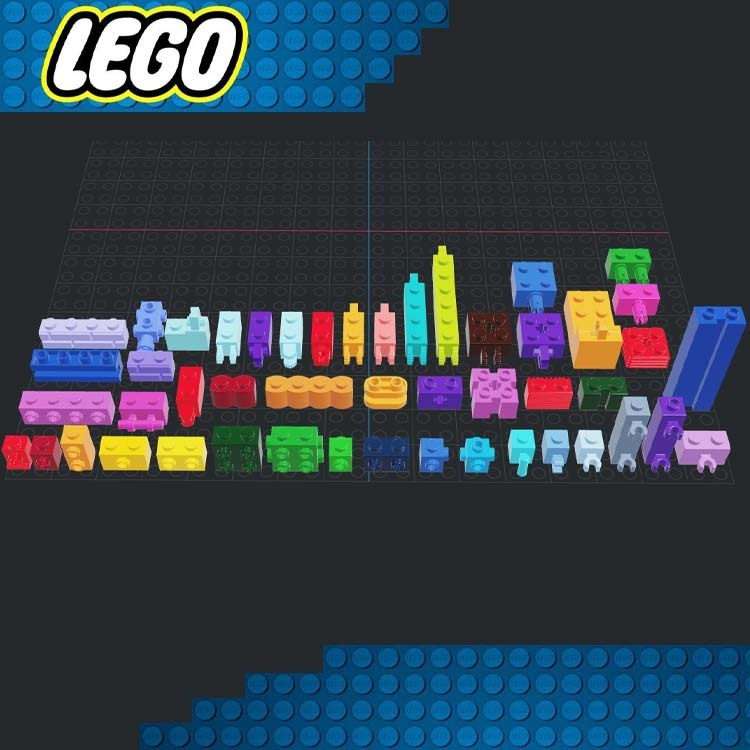 lego - bricks special brick beams connector kids toys building toy animal panels 3D print model - Mito3D