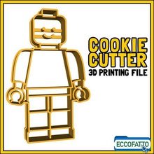 lego - cookie cutter tool breakfast kids chocolate fondant collection funny printable cooking biscuits kitchen toy pastry cake cooky cutters 3d print model - Mito3D