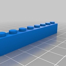 Lego 1x8 98 angepasst Konstruktionsspielzeuge 3d print model - Mito3D