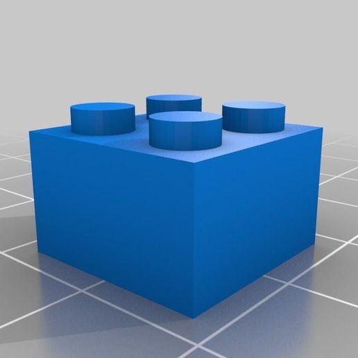 Lego 2x2 98 angepasst Konstruktionsspielzeuge 3D print model - Mito3D