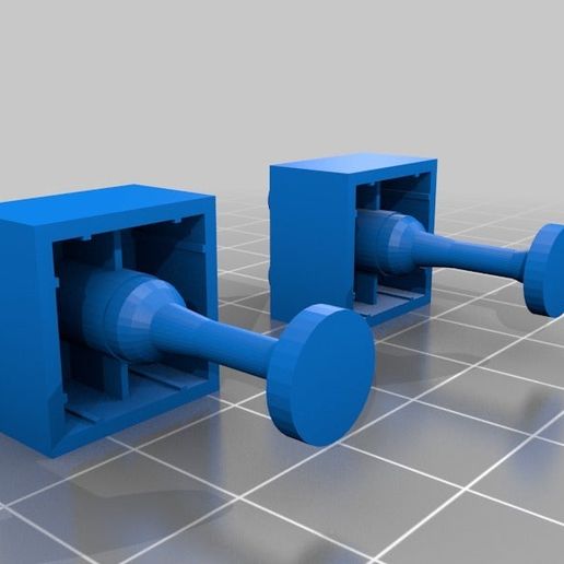 lego 2x2 cufflink jewelry brick cufflinks 3D print model - Mito3D