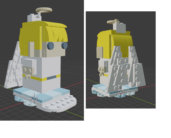 lego ange avion bateau noel calendrier neige Père Noël cadeau brickheadz avènement chalet claus Klaus père casse Noisette maman renne sapin arbre 3D print model - Mito3D