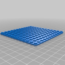 lego baseplate 12x12 game customized construction toys 3d print model - Mito3D