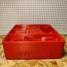 lego boîte Jeu archiver 3d print model - Mito3D