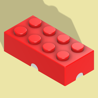 Lego ladrillo caja caja Lego ladrillo orden caja ladrillo 3d print model - Mito3D