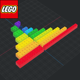 Lego Ziegel Backstein Stück Spielzeug Kinder Stücke Gebäude 3d print model - Mito3D