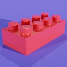 Lego edificio bloquear juguete impresión prueba 3d_printing_tests 3d print model - Mito3D