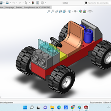 lego car 3d print model - Mito3D