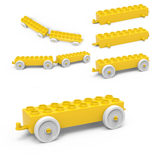 coche de lego juego otros juegos el bloque la colección piezas los ladrillos pequeño juguetes estudiante escuela jardín infantes plástico cubo ladrillo persona carácter muchacho niño juguete 3d print model - Mito3D