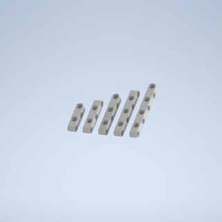 lego compatible alternating beams game toy create strut beam brick bricks support 3d print model - Mito3D
