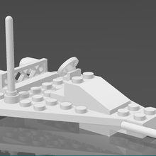 Lego kompatibel Platz Roller 3d print model - Mito3D
