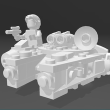 Lego compatible estrella guerras microfighter milenio halcón 3d print model - Mito3D