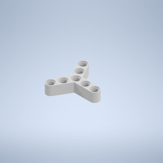 lego compatible y-beam 3x3 game toy create strut bridge brick bricks support beam 3d print model - Mito3D