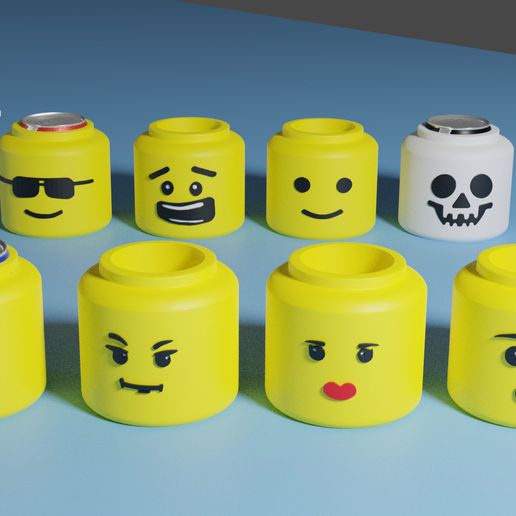 Lego refrigeradores koozie 3D print model - Mito3D