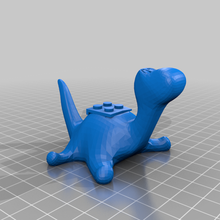 lego dinosaure 3d print model - Mito3D