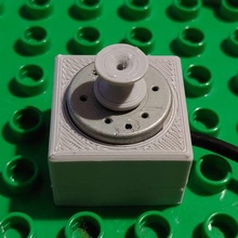 Lego Duplo USB elektrisch Fahrt Spiel technik Backstein tobimat 3d print model - Mito3D