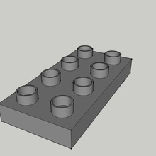 lego duplo 8x Stück Ende Spiel - Spielzeug Kunst 3d print model - Mito3D