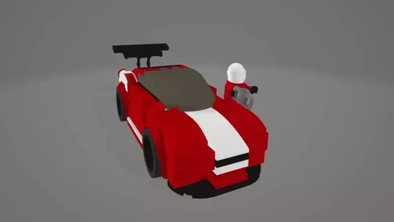 lego ferrari 458 italia speed champions 75908 3d model Game race racing car 3d print model - Mito3D