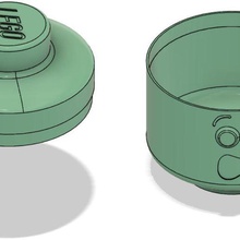 lego boîte tête - peur gadget la 3d print model - Mito3D