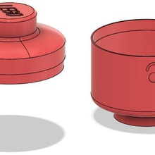 lego boîte tête - surpris gadget la 3d print model - Mito3D