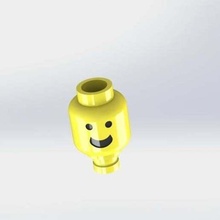 Lego cabeza goteo Moda minifig accesorios 3d print model - Mito3D