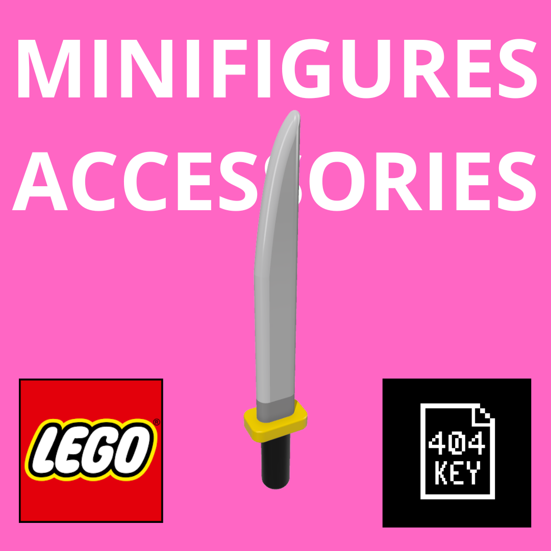 lego high-detail samurai sword minifigures accessory battle japan feudal 3d printing resin 3D print model - Mito3D