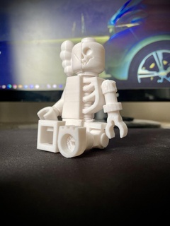 Lego kaws Arkadaş Sanat oyuncaklar sokak heykelcik 3d print model - Mito3D
